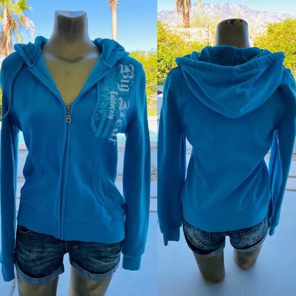 BIG BEAR California HOODIE JACKET Large - Picture 3 of 12